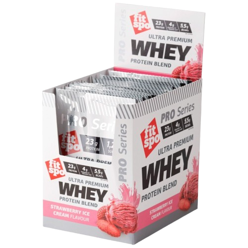 FitSpo Whey Pro 23g protein, Strawberry ice-cream 30g