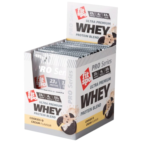 FitSpo Whey Pro 23g protein, Buiscuits & Cream 30g