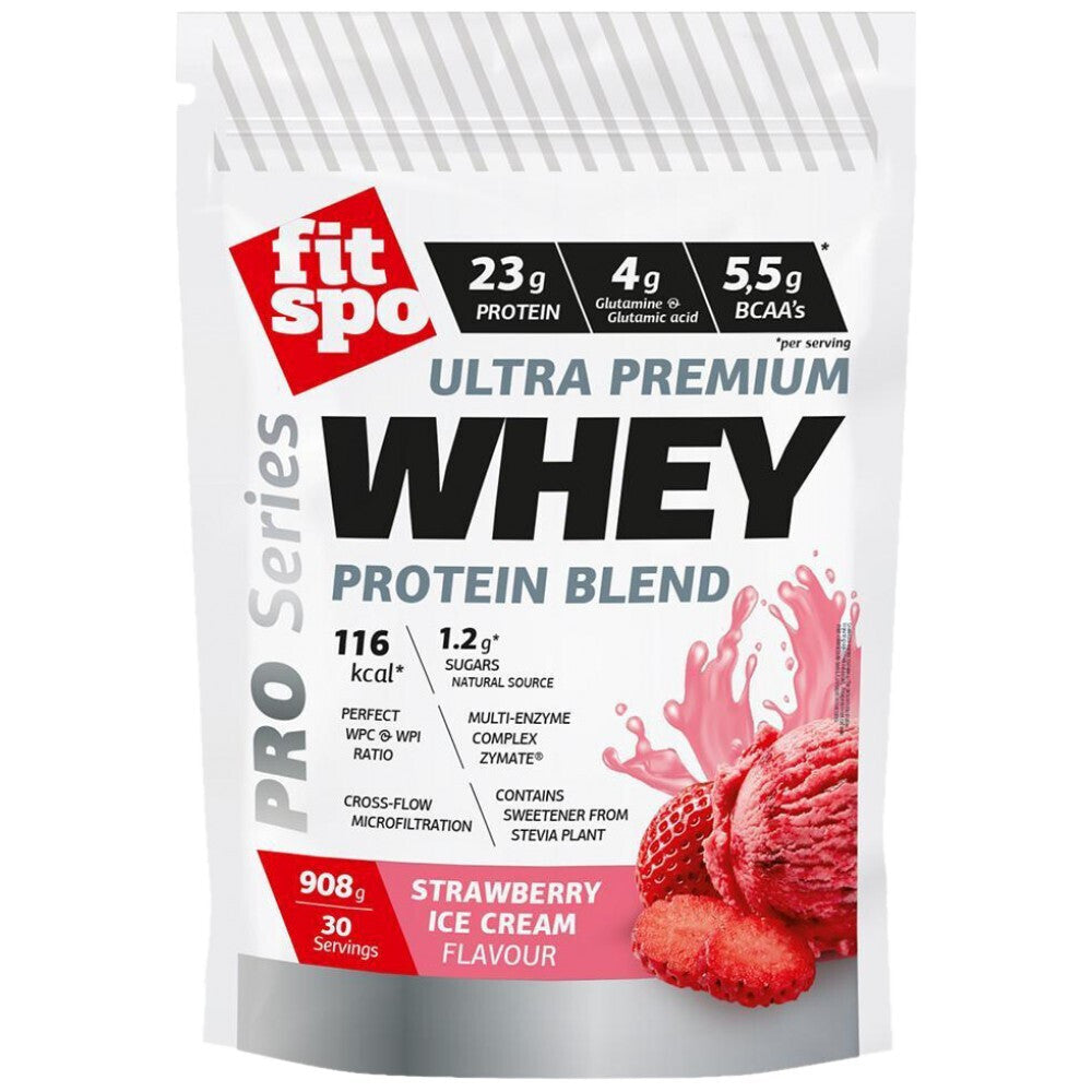 FitSpo Whey protein Strawberry Ice cream 908g
