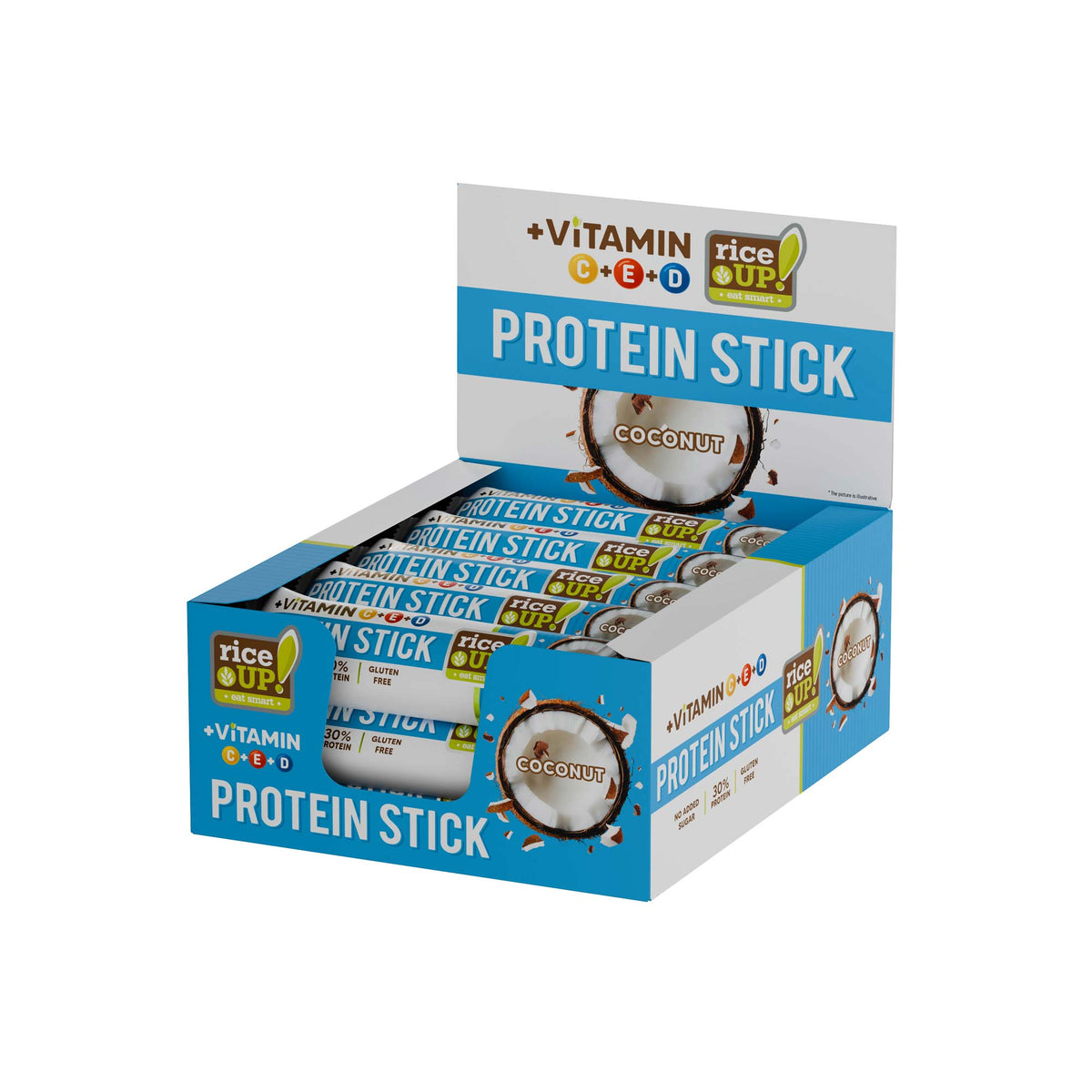 RiceUP! Vitamin Protein Stick Coconut 40g