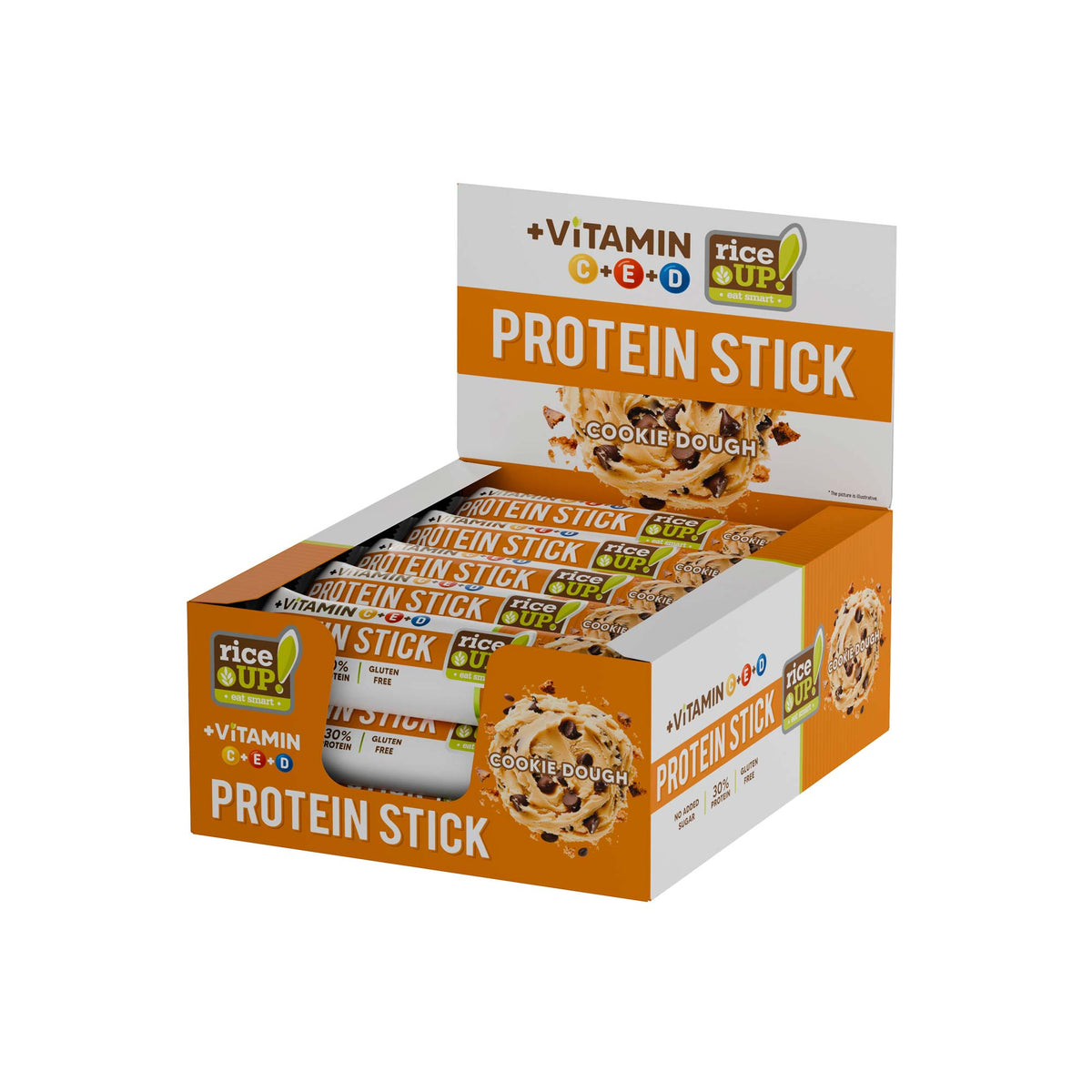 RiceUP! Vitamin Protein Stick Cookie Dough 40g