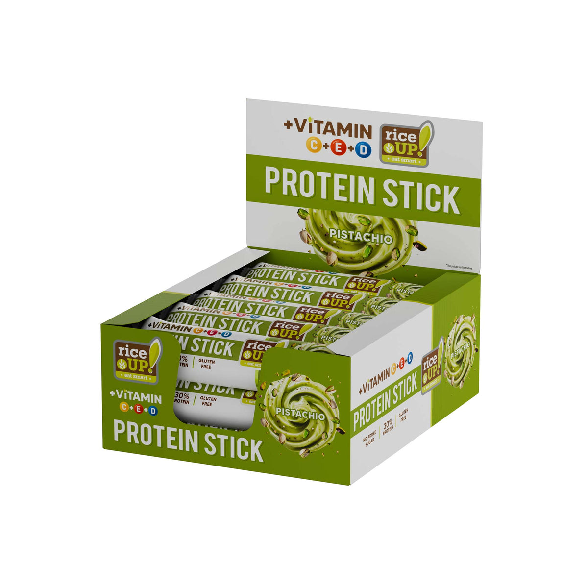 RiceUP! Vitamin Protein Stick Pistacchio 40g